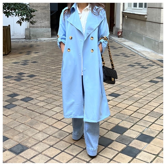 ShopEvelynne Jackets & Blazers - #51 Made in France Fabulous Spring Belted Trench Coat jacket